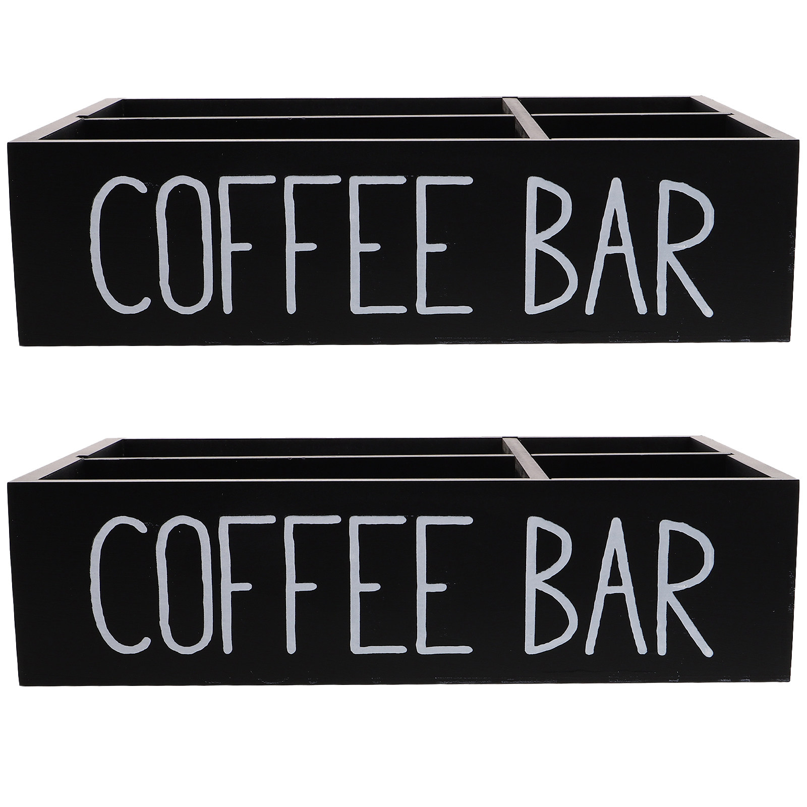 Coffee Tea Sugar - 2 unidades de organizador para estação