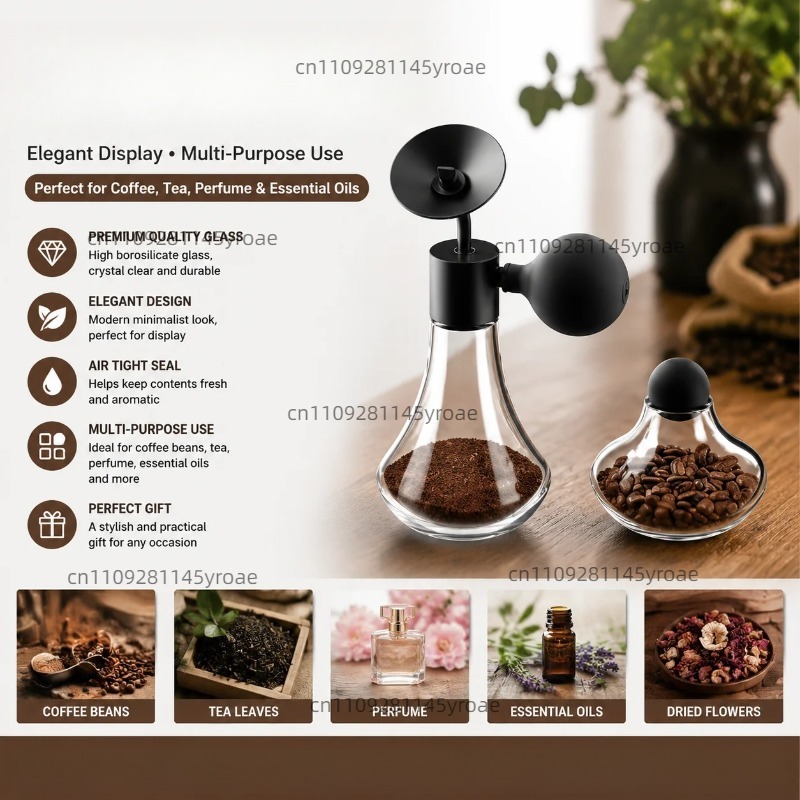 Coffee Tea & Espresso Appliances - Frasco de Amostra de Vidro para