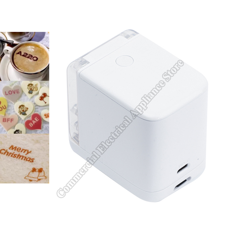 Coffee Tea Images - Impressora de Alimentos Portátil para Impressão