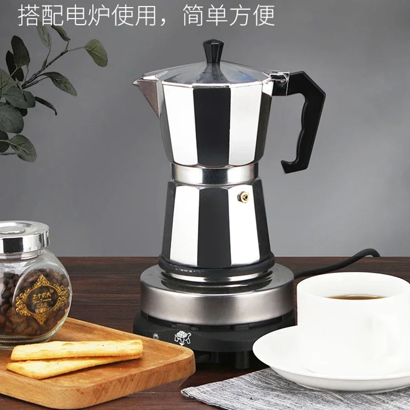 Moka Pot Stove - Cafeteira Moka de Alumínio para Fogão