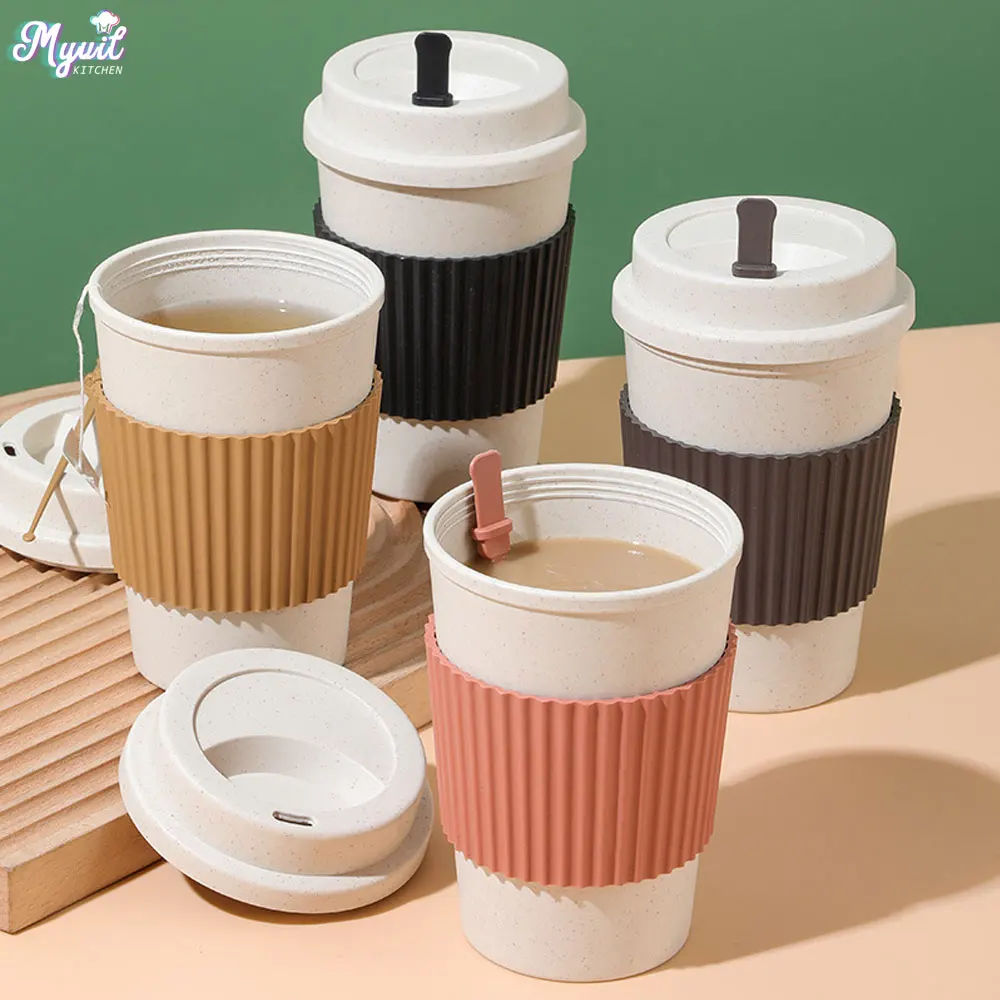 Xbloom Coffee Tea - Xícaras de café com tampas, 450ml,