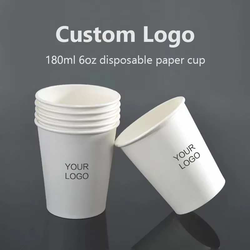Coffee Tea Name - 200 copos de papel descartáveis dos