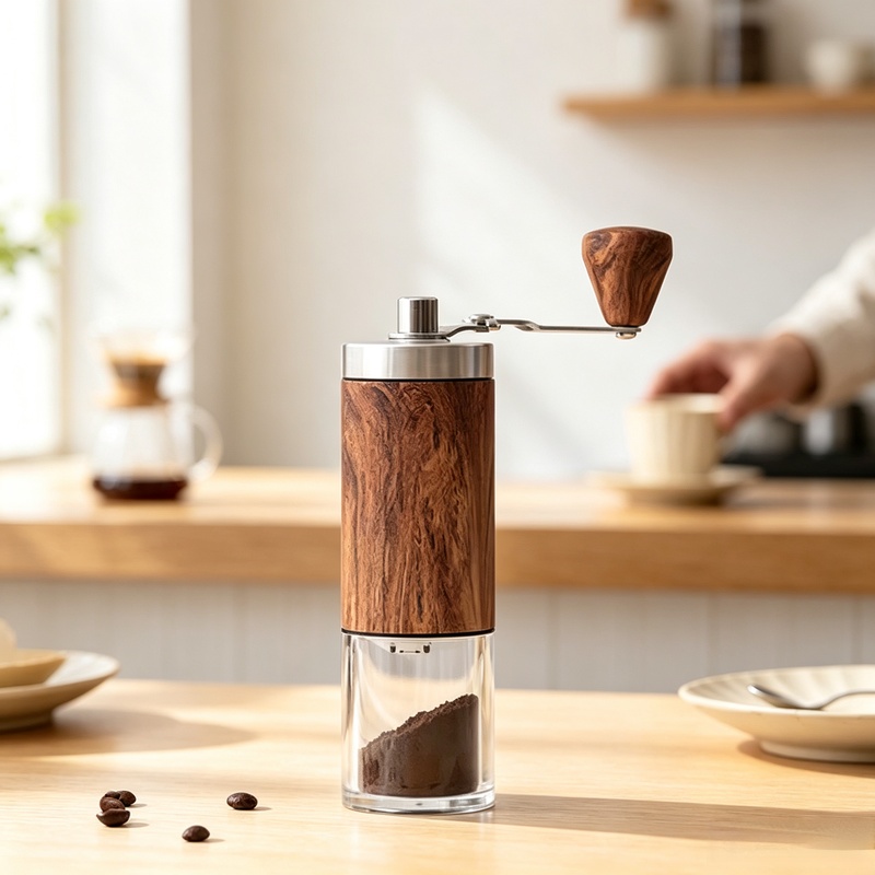 Moedor de Café Manual Portátil - Burr Hand Grinder avaliação e preço