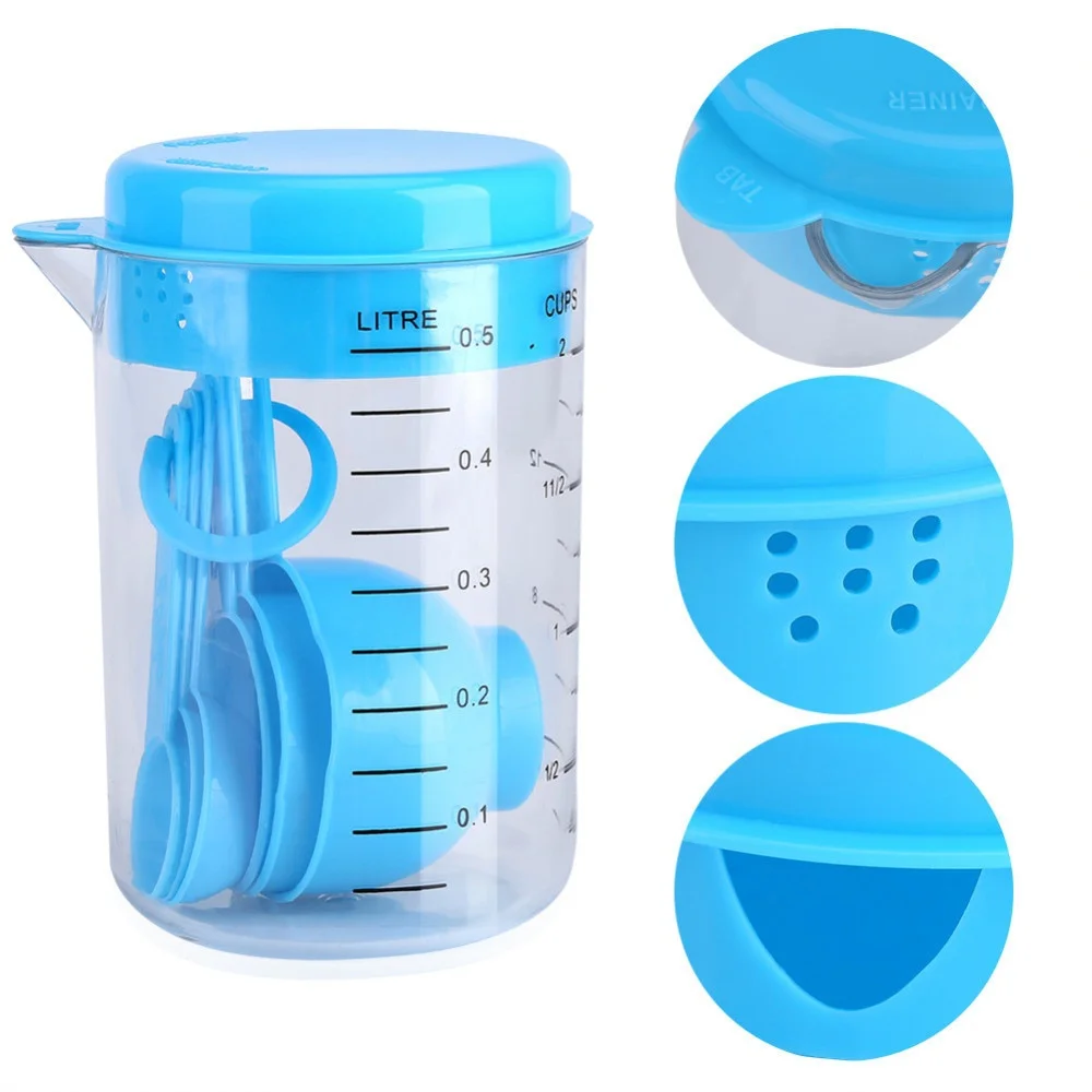 7 peças/set copos de medição d - Coffee Tea And Sugar Set avaliação e preço