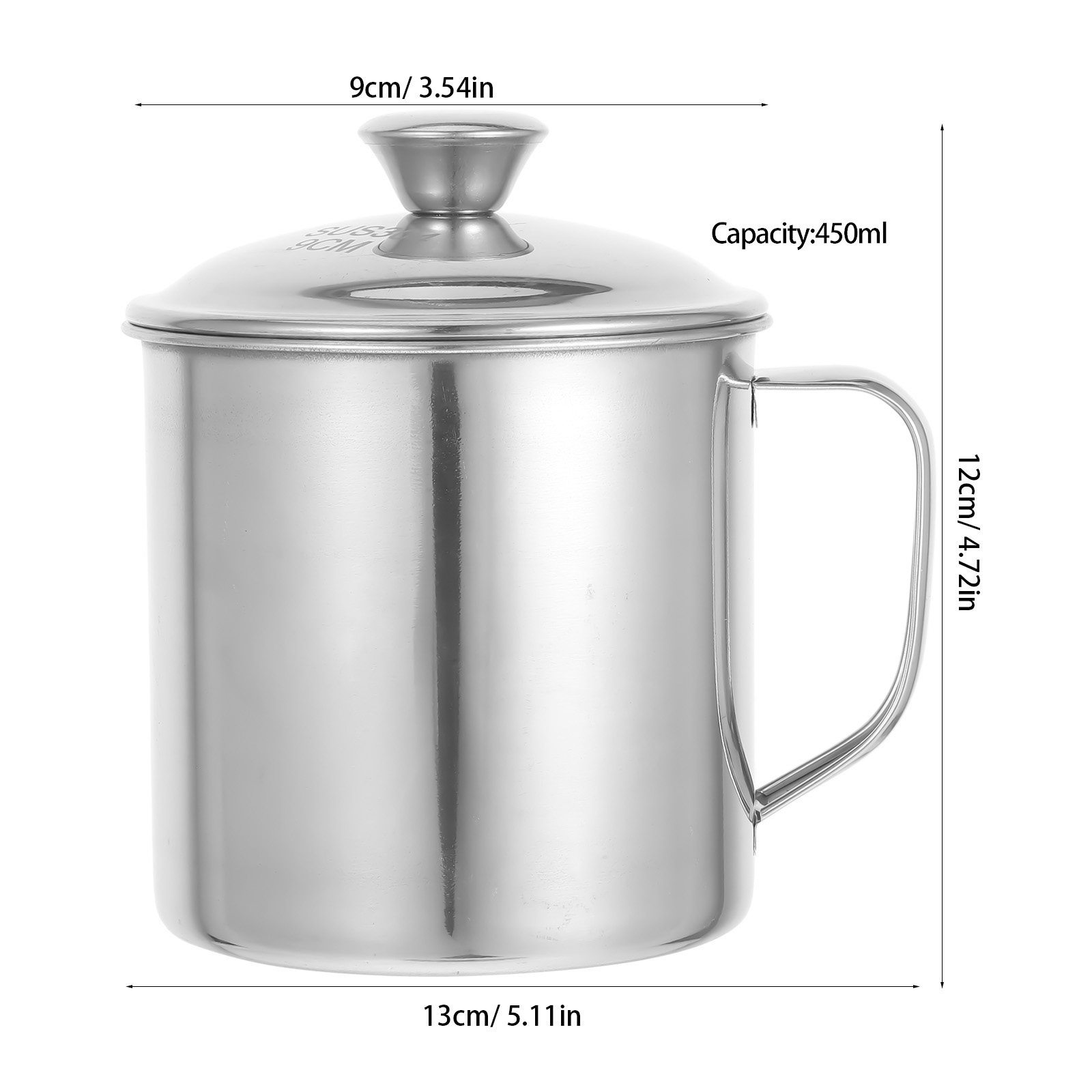 Copo de aço inoxidável com tam - Coffee Tea & Espresso Appliances avaliação e preço