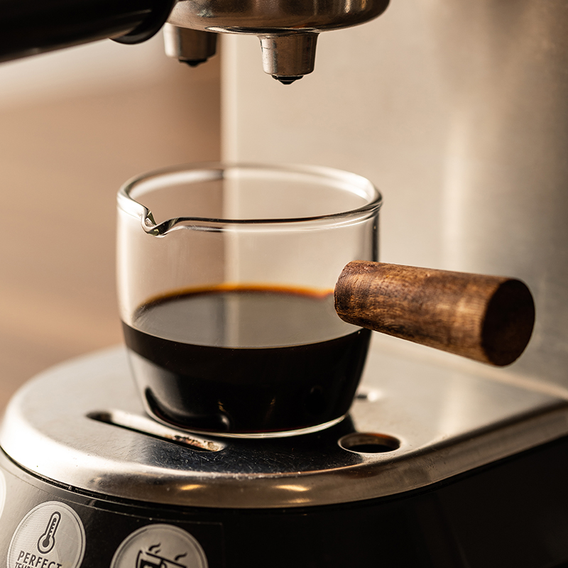 50-250ml alça de madeira copo  - Barista Milk Jug avaliação e preço